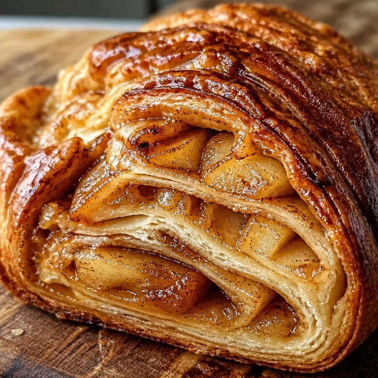 Pain au levain aux pommes et à la cannelle, doré et appétissant
