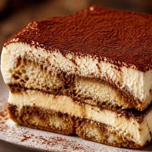 Recette facile de Tiramisu, un dessert italien crémeux et savoureux.