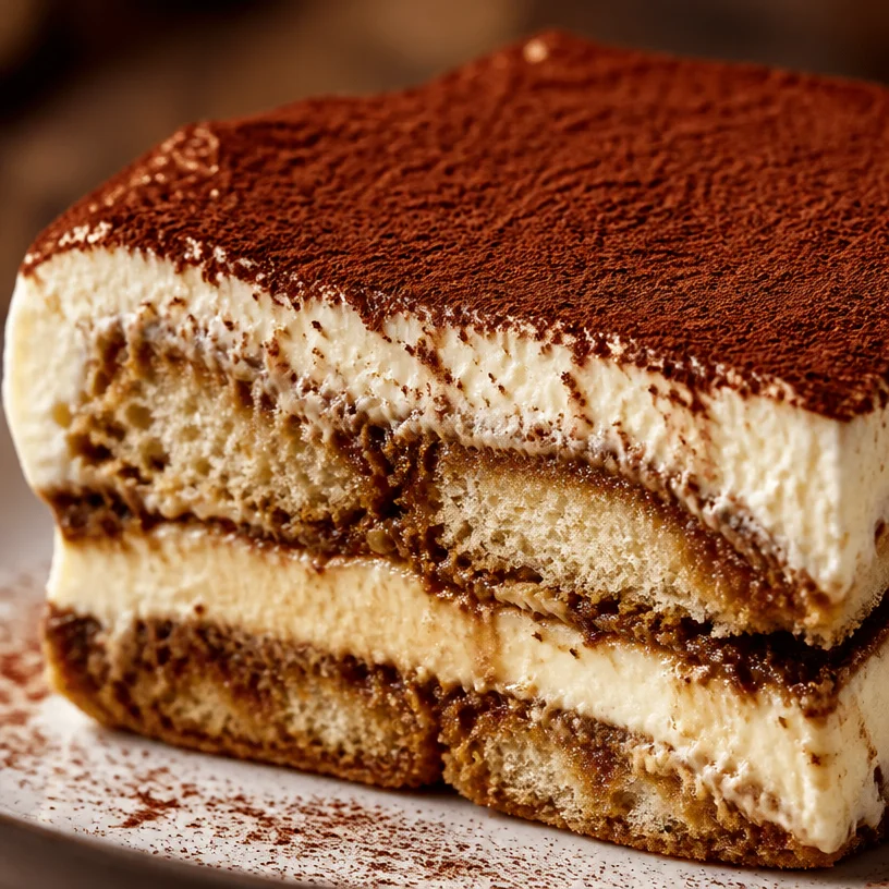 Recette facile de Tiramisu, un dessert italien crémeux et savoureux.