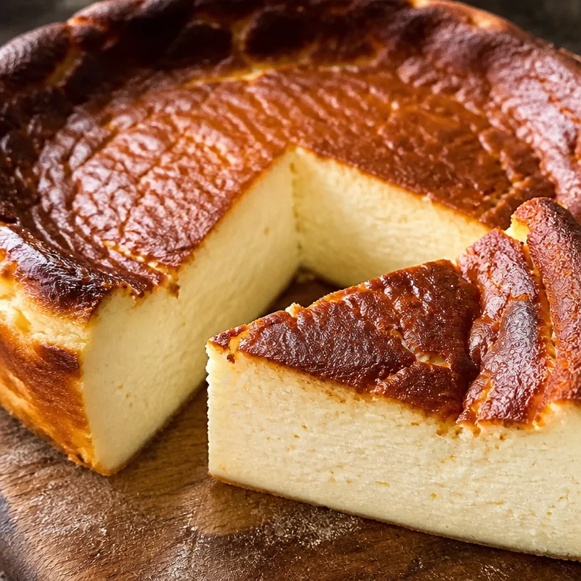 Tarte au Fromage Blanc sur une assiette, décorée de fruits frais