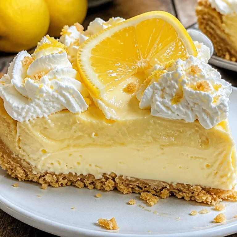 Tarte au fromage crémeux au citron sans cuisson, un délicieux dessert frais