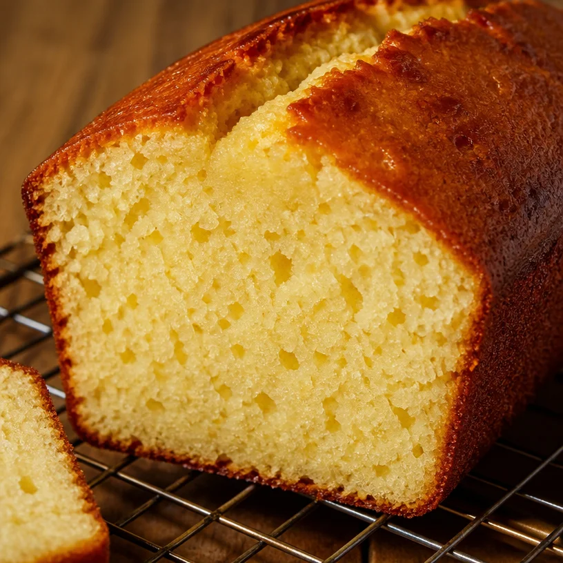 Gâteau au yaourt moelleux avec des fruits frais sur le dessus