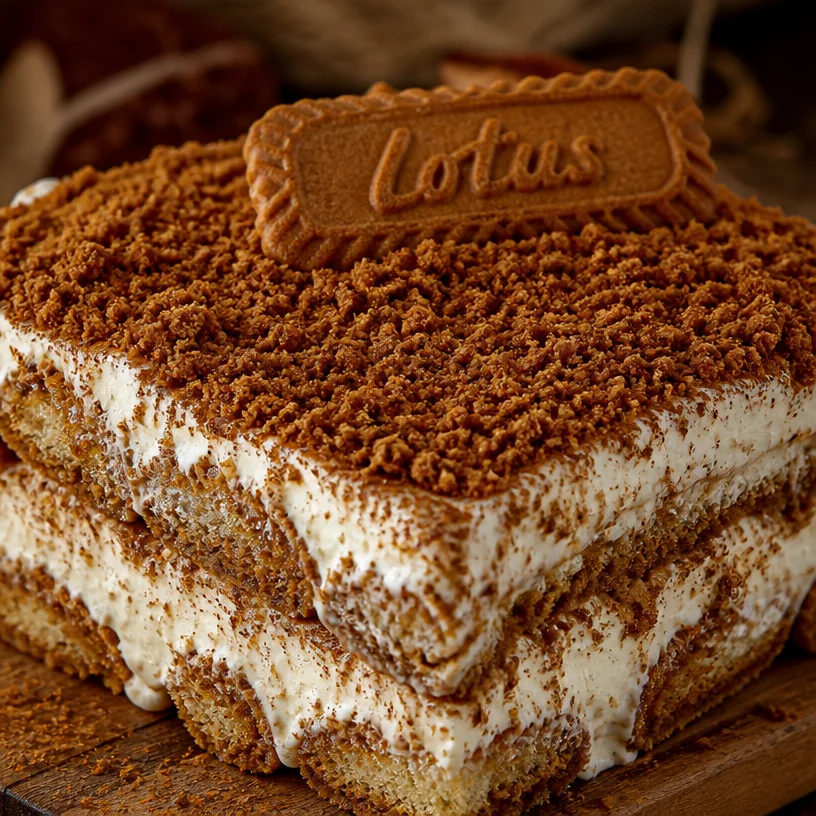 Tiramisu au Biscoff Speculoos, dessert crémeux et gourmand