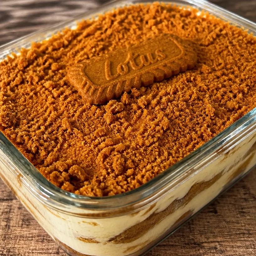 Tiramisu aux spéculoos, un dessert savoureux et crémeux