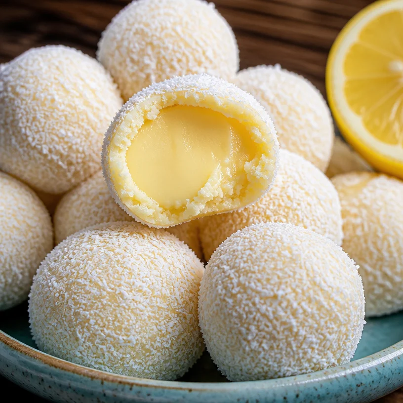 Truffes au citron sans cuisson, douceurs gourmandes et rafraîchissantes