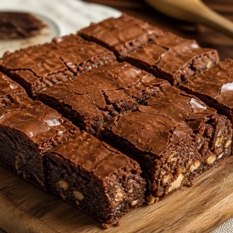 Gâteau au chocolat sans cuisson prêt à être dégusté