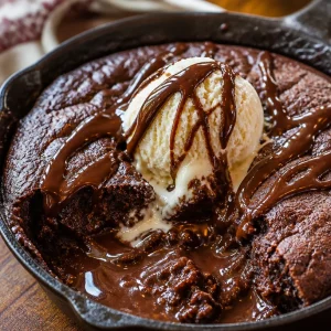 Cobbler au chocolat du Sud, un dessert chocolaté et réconfortant