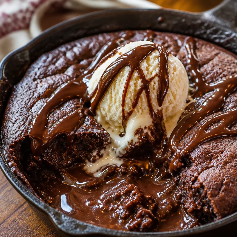 Cobbler au chocolat du Sud, un dessert chocolaté et réconfortant