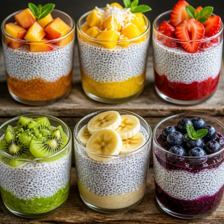Recettes variées de pudding de graines de chia pour un dessert sain et savoureux