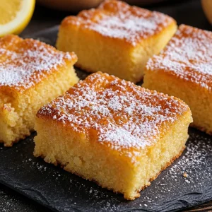 Gâteau au yaourt citron-coco, sans sucre raffiné et sans gluten, appétissant et sain.