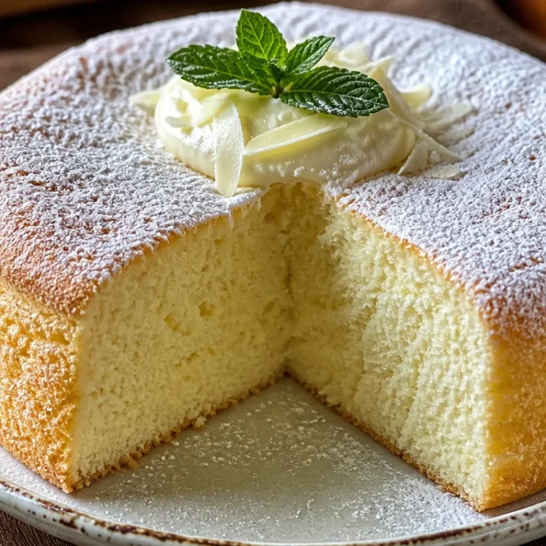 Gâteau Nuage Japonais Moelleux, un dessert aérien et savoureux