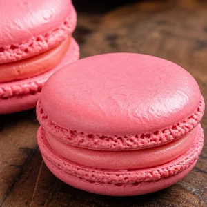 macarons à la fraise Tagada, délicieuses douceurs françaises