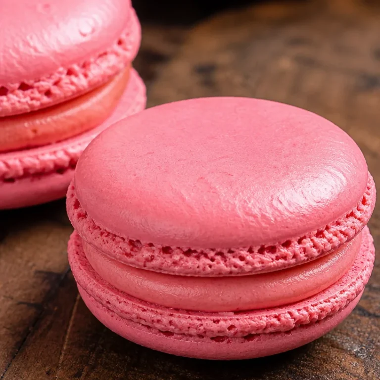 macarons à la fraise Tagada, délicieuses douceurs françaises