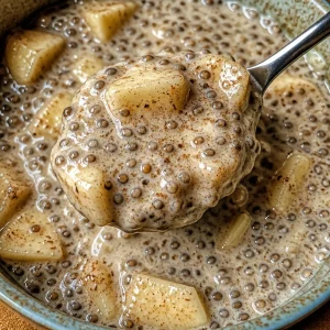 Pudding Chia aux Pommes de Nuit, un dessert crémeux et healthy