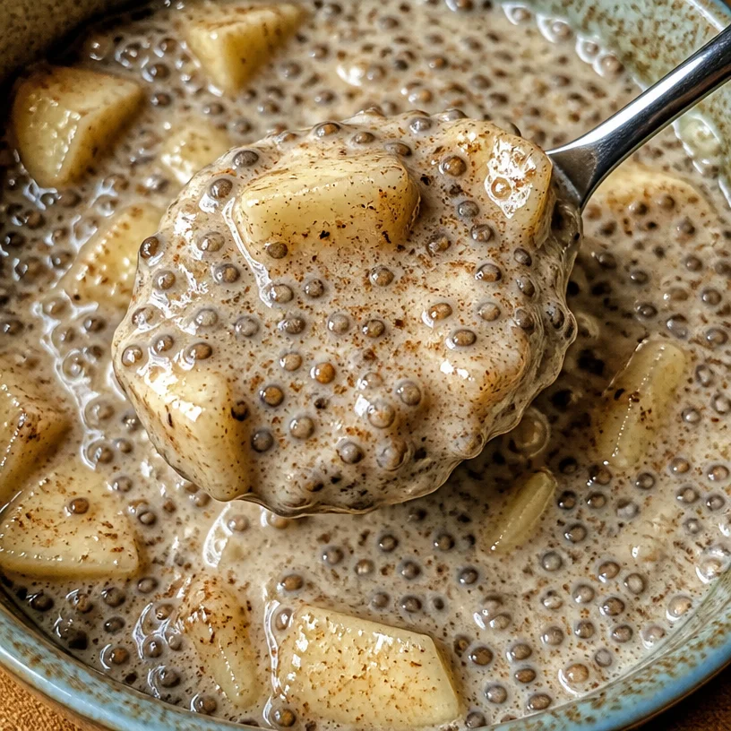 Pudding Chia aux Pommes de Nuit, un dessert crémeux et healthy
