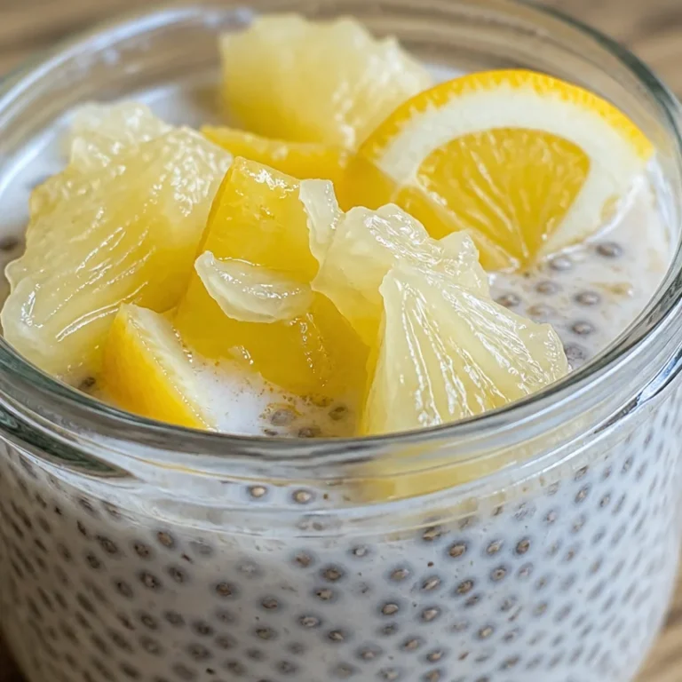Pudding de chia à la noix de coco, un dessert sain et savoureux