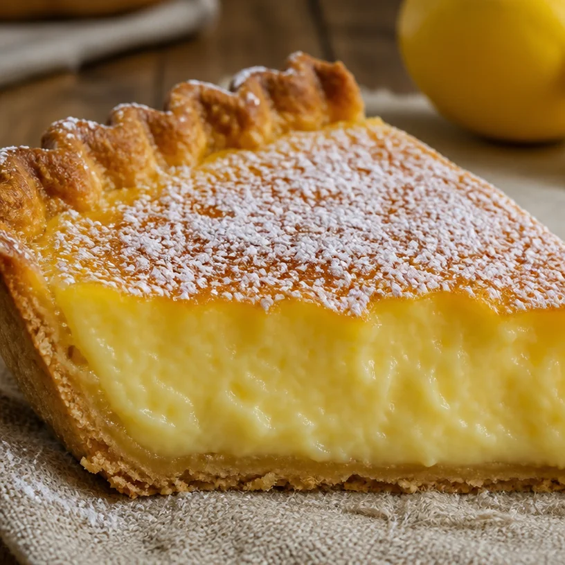 Tarte Nuage crémeuse avec une garniture légère et aérée