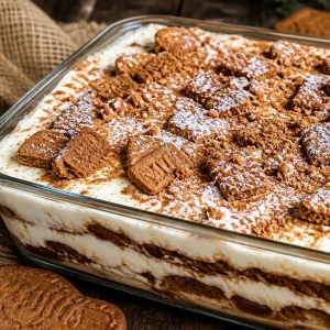 Tiramisu au Spéculoos, un dessert savoureux et crémeux