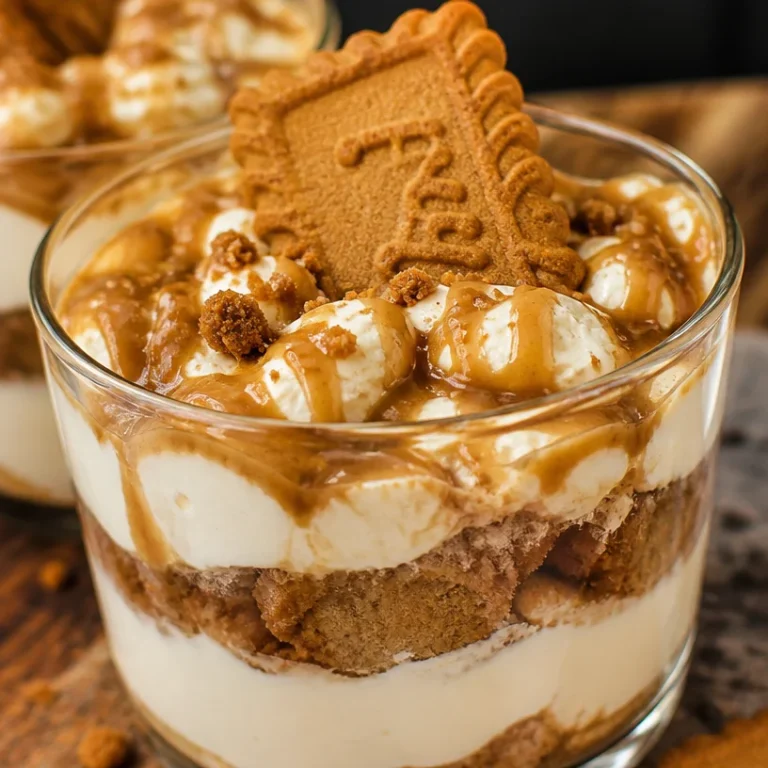 Tiramisu spéculoos, dessert crémeux avec café et biscuits spéculoos.