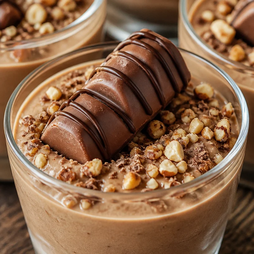 Verrines Kinder Bueno, un dessert délicieux et facile à préparer