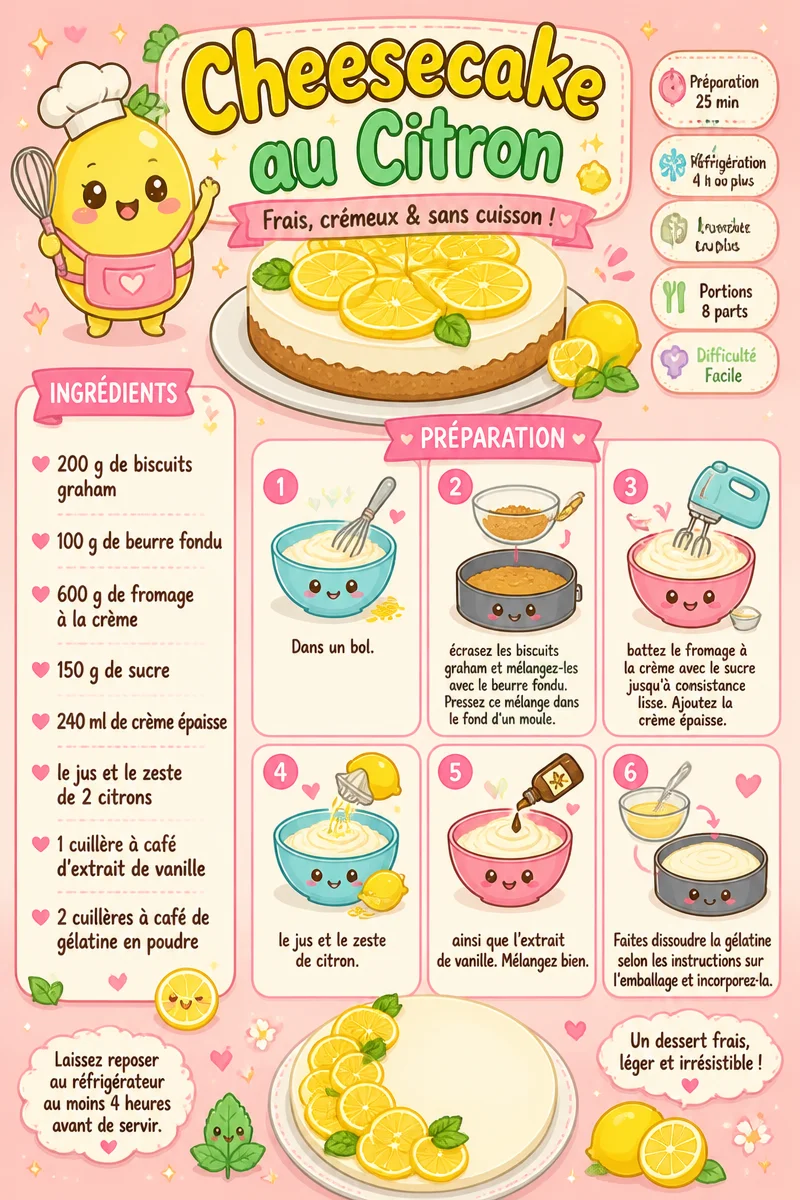 Cheesecake au Citron