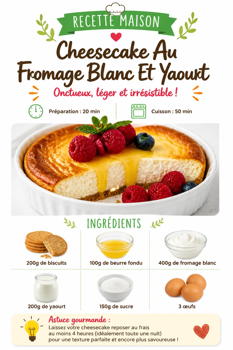 Cheesecake Au Fromage Blanc Et Yaourt