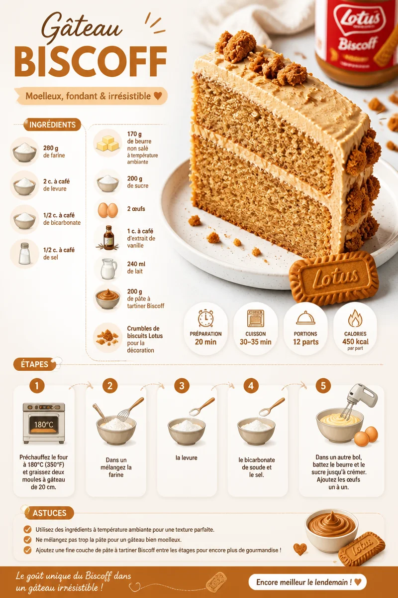 Gâteau Biscoff