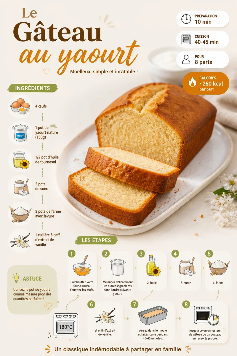 Le gâteau au yaourt