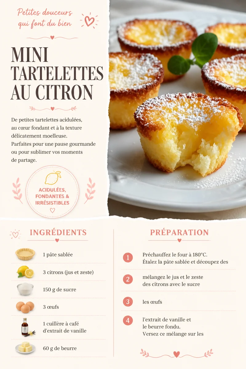 Mini tartelettes au citron